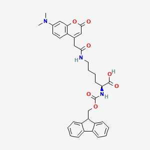 molecular formula C34H35N3O7 B6297866 Fmoc-Lys(DMACA)-OH CAS No. 934961-96-3