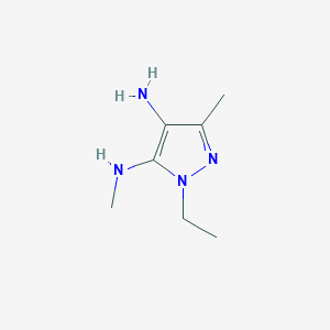 1-Ethyl-N5,3-dimethyl-1H-pyrazole-4,5-diamine