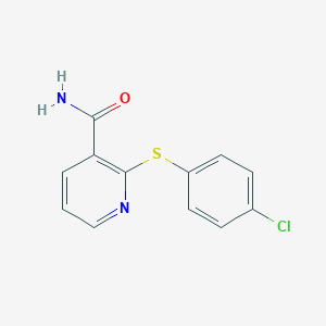 2-[(4-Chlorophenyl)thio]nicotinamide