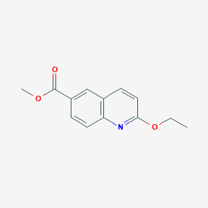 molecular formula C13H13NO3 B6298351 Methyl 2-ethoxyquinoline-6-carboxylate CAS No. 2301850-97-3