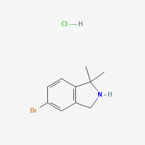 molecular formula C10H13BrClN B6298841 5-Bromo-1,1-dimethyl-isoindoline hydrochloride CAS No. 2250241-62-2