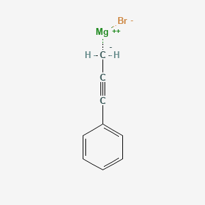 molecular formula C9H7BrMg B6298870 3-Phenylprop-2-yn-1-ylmagnesium bromide CAS No. 13254-30-3