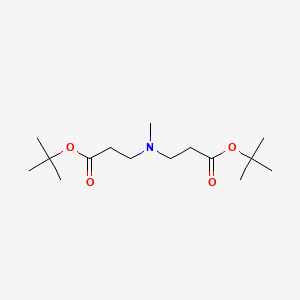 molecular formula C15H29NO4 B6298897 Oxopropyl](methyl)amino}propanoate CAS No. 2309171-28-4