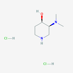 molecular formula C7H18Cl2N2O B6298901 cis-3-(Dimethylamino)-4-piperidinol diHCl CAS No. 2718164-77-1
