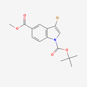 molecular formula C15H16BrNO4 B6298921 MFCD30830017 CAS No. 479552-82-4