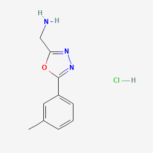 molecular formula C10H12ClN3O B6299023 MFCD31714267 CAS No. 2368872-02-8