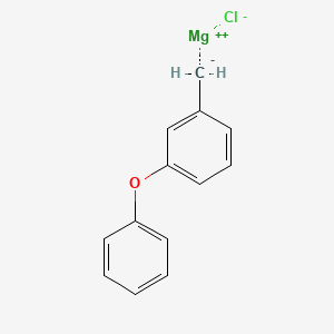 molecular formula C13H11ClMgO B6299342 3-Phenoxybenzylmagnesium chloride CAS No. 211115-06-9