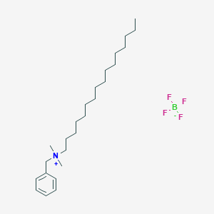 molecular formula C25H46BF4N B6299378 Benzyldimethylhexadecylammonium tetrafluoroborate CAS No. 4256-25-1