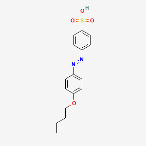 molecular formula C16H18N2O4S B6299527 4-[(4-Butoxyphenyl)diazenyl]benzenesulfonic acid CAS No. 2241054-05-5
