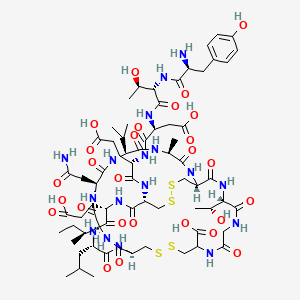 molecular formula C69H105N17O27S4 B6299568 Tyr-Uroguanylin (mouse, rat) CAS No. 1926163-29-2