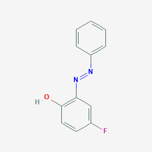 molecular formula C12H9FN2O B6299604 4-Fluoro-2-hydroxy-azobenzene CAS No. 1025474-56-9