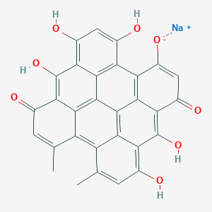 molecular formula C30H15NaO8 B6299610 Hypericin Sodium CAS No. 144788-48-7
