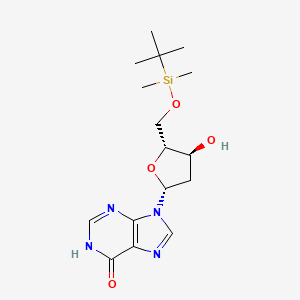 molecular formula C16H26N4O4Si B6299782 5'-O-tert-Butyldimethylsilyl-2'-deoxyinosine CAS No. 260562-59-2