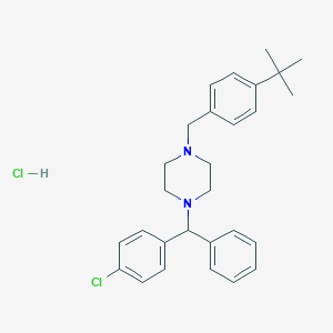 molecular formula C28H35Cl3N2 B000630 Buclizine dihydrochloride CAS No. 129-74-8