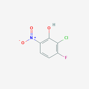 molecular formula C6H3ClFNO3 B6300001 2-Chloro-3-fluoro-6-nitrophenol CAS No. 95849-17-5