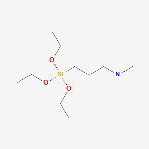 molecular formula C11H27NO3Si B6300020 1-Propanamine, N,N-dimethyl-3-(triethoxysilyl)- CAS No. 43108-00-5