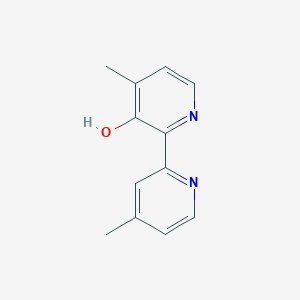 molecular formula C12H12N2O B6300092 3-Hydroxy-4,4'-dimethyl-2,2'-bipyridyl CAS No. 81998-07-4