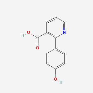 molecular formula C12H9NO3 B6300125 2-(4-Hydroxyphenyl)nicotinic acid CAS No. 1258615-89-2
