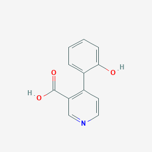 molecular formula C12H9NO3 B6300132 4-(2-Hydroxyphenyl)nicotinic acid CAS No. 1261970-05-1