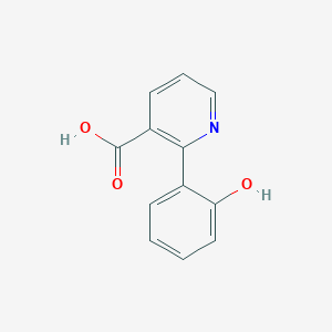 molecular formula C12H9NO3 B6300135 2-(2-Hydroxyphenyl)nicotinic acid CAS No. 1258633-18-9