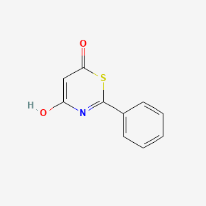 4-Hydroxy-2-phenyl-6H-1,3-thiazin-6-one