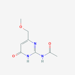 N-[4-Hydroxy-6-(methoxymethyl)pyrimidin-2-yl]acetamide