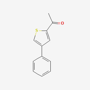 molecular formula C12H10OS B6300468 1-(4-Phenylthiophen-2-yl)ethan-1-one CAS No. 26170-93-4