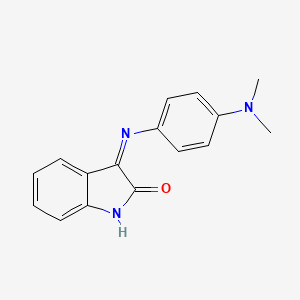 3-((4-(Dimethylamino)phenyl)imino)indolin-2-one