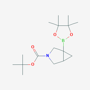 t-Butyl 1-(4,4,5,5-tetramethyl-1,3,2-dioxaborolan-2-yl)-3-azabicyclo[3.1.0]hexane-3-carboxylate