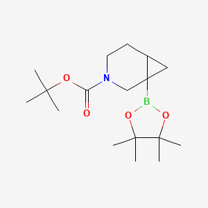 t-Butyl 1-(4,4,5,5-tetramethyl-1,3,2-dioxaborolan-2-yl)-3-azabicyclo[4.1.0]heptane-3-carboxylate