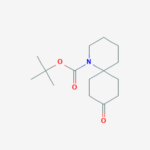 molecular formula C15H25NO3 B6300586 tert-Butyl 9-oxo-1-azaspiro[5.5]undecane-1-carboxylate CAS No. 2306262-92-8