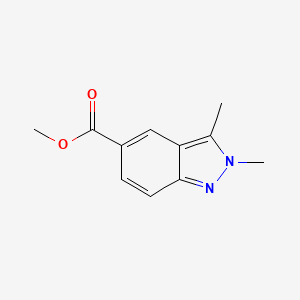 molecular formula C11H12N2O2 B6300726 Methyl 2,3-dimethyl-2H-indazole-5-carboxylate CAS No. 2114095-94-0