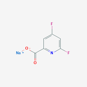 molecular formula C6H3F2NNaO2 B6301168 Sodium 4,6-difluoropyridine-2-carboxylate CAS No. 2173991-61-0