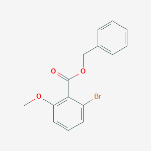 molecular formula C15H13BrO3 B6301312 Benzyl 2-bromo-6-methoxybenzoate CAS No. 2121512-69-2