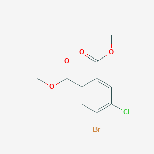 molecular formula C10H8BrClO4 B6301514 Dimethyl 4-bromo-5-chlorophthalate CAS No. 1855005-37-6