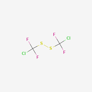 molecular formula C2Cl2F4S2 B6301710 Chloro{[chloro(difluoro)methyl]disulfanyl}difluoromethane CAS No. 692-58-0