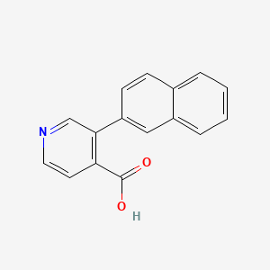 molecular formula C16H11NO2 B6301715 3-(Naphthalen-2-YL)isonicotinic acid CAS No. 100004-78-2