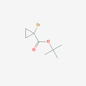 molecular formula C8H13BrO2 B6301744 tert-Butyl 1-bromocyclopropanecarboxylate CAS No. 2096442-82-7