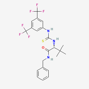 (2R)-2-[[[[3,5-Bis(trifluoromethyl)phenyl]amino]thioxomethyl]amino]-3,3-dimethyl-N-(phenylmethyl)butanamide, 98%, (99% ee)