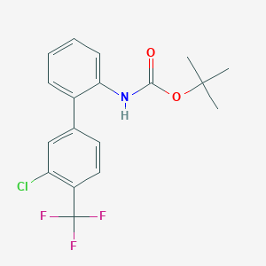 tert-Butyl 2-[3-chloro-4-(trifluoromethyl)phenyl]phenyl carbamate