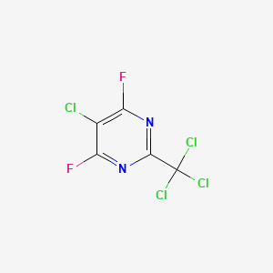 5-Chloro-2-(trichloromethyl)-4,6-difluoropyrimidine, 98%