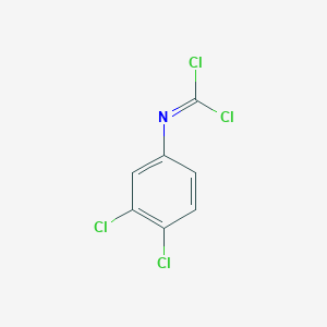 molecular formula C7H3Cl4N B6302277 3,4-Dichlorophenylisocyanide dichloride CAS No. 16001-40-4