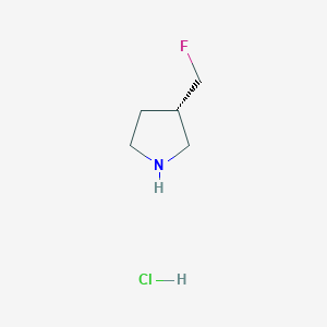 (3S)-3-(Fluoromethyl)pyrrolidine hydrochloride