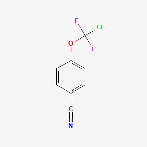 molecular formula C8H4ClF2NO B6302349 4-(Difluorochloromethoxy)benzonitrile CAS No. 147992-35-6