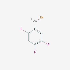molecular formula C6H2BrF3Zn B6302365 (2,4,5-Trifluorophenyl)zinc bromide CAS No. 1334631-27-4