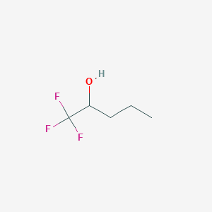molecular formula C5H9F3O B6302476 1,1,1-Trifluoro-2-pentanol CAS No. 433-24-9