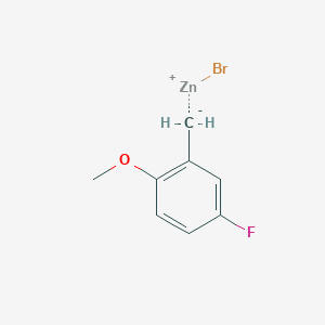 molecular formula C8H8BrFOZn B6302988 (5-Fluoro-2-methoxybenzyl)ZINC bromide CAS No. 948850-56-4