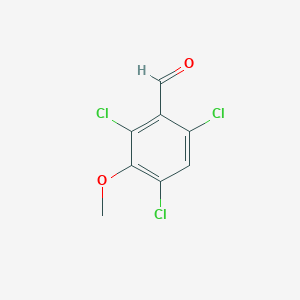 B6303021 2,4,6-Trichloro-3-methoxybenzaldehyde CAS No. 704899-49-0