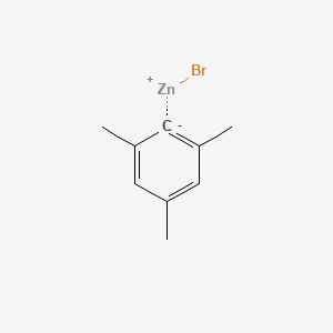 molecular formula C9H11BrZn B6303036 2,4,6-Trimethylphenylzinc bromide CAS No. 906100-57-0