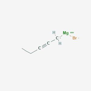 molecular formula C5H7BrMg B6303050 Pent-2-ynylmagnesium bromide CAS No. 49770-64-1